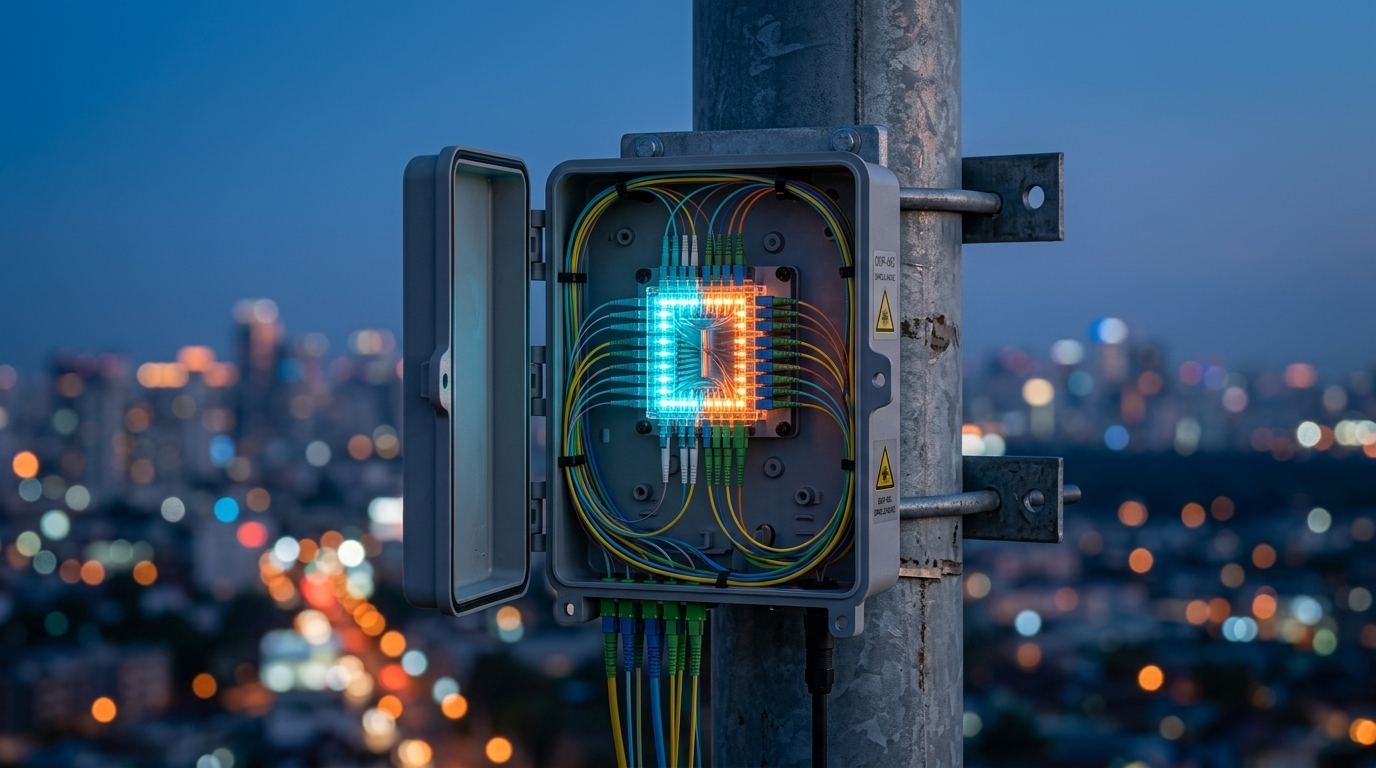 Penarikan Drop Cable Fiber Optik